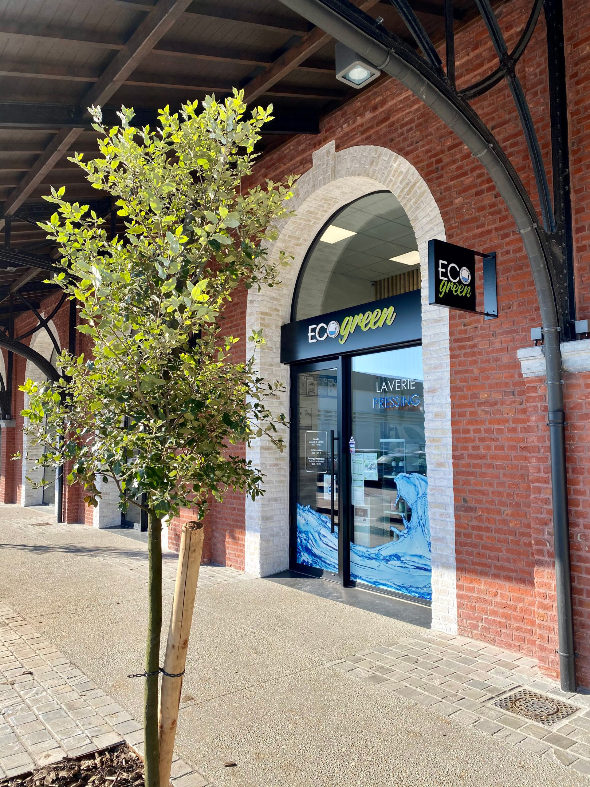 Façade pressing eco green lomme